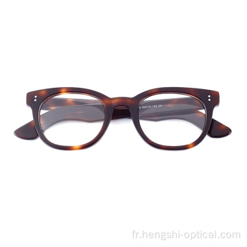 Marques de lunettes françaises Optical Women Frames Lunettes Lunettes Acetate Eyewear for Girl